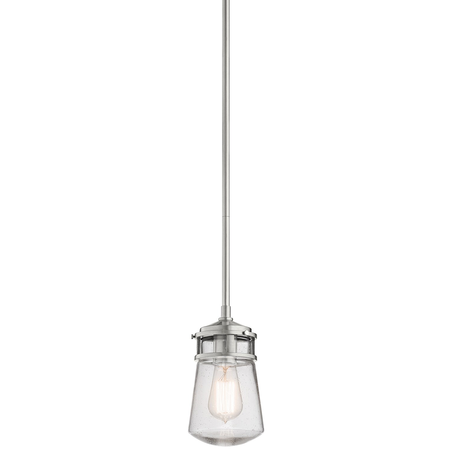 Kichler Lighting Lyndon Collection 1-light Brushed Aluminum Outdoor Pendant - Mycitystee