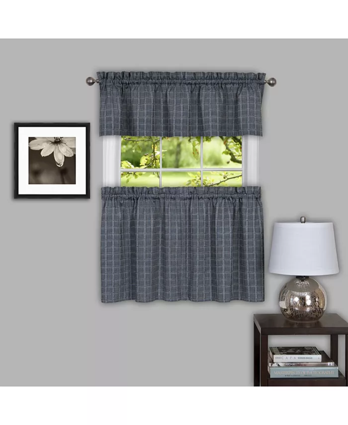 Achim Sydney 58x24 Window Curtain Tier Pair - Mycitystee