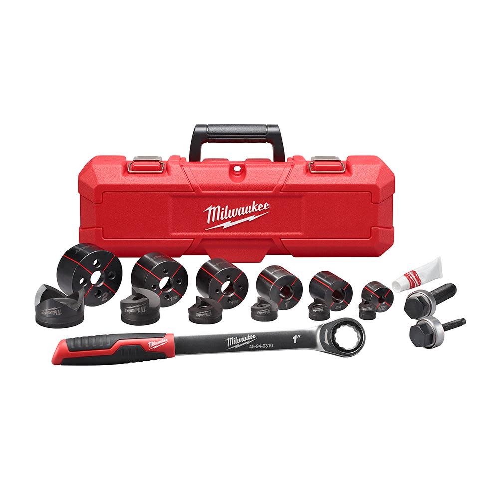 EXACT™ 1/2 in. to 2 in. Hand Ratchet Knockout Set - Mycitystee