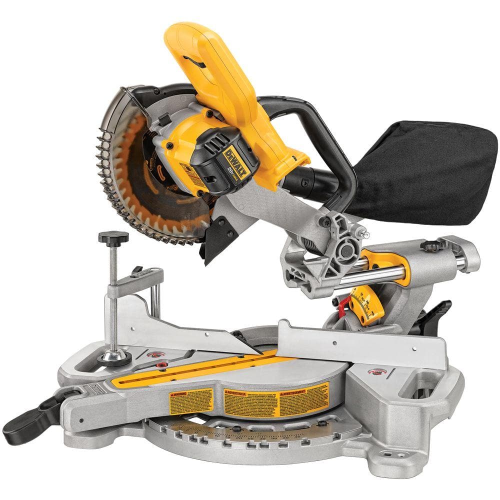 DEWALT 20V MAX Cordless 7-1/4 in. Sliding Miter Saw (Tool Only) DCS361B - Mycitystee