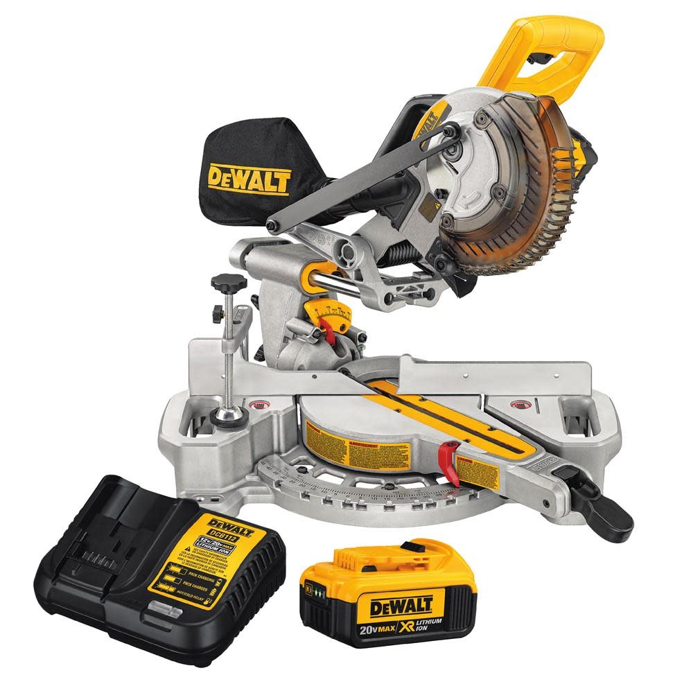 DEWALT DCS361M1 7-1/4 Single Bevel Sliding Compound Miter Saw Kit DCS361M1 from DEWALT - Mycitystee