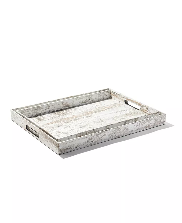American Atelier Birch Wood Finished Trays Set， 2 Piece - Mycitystee