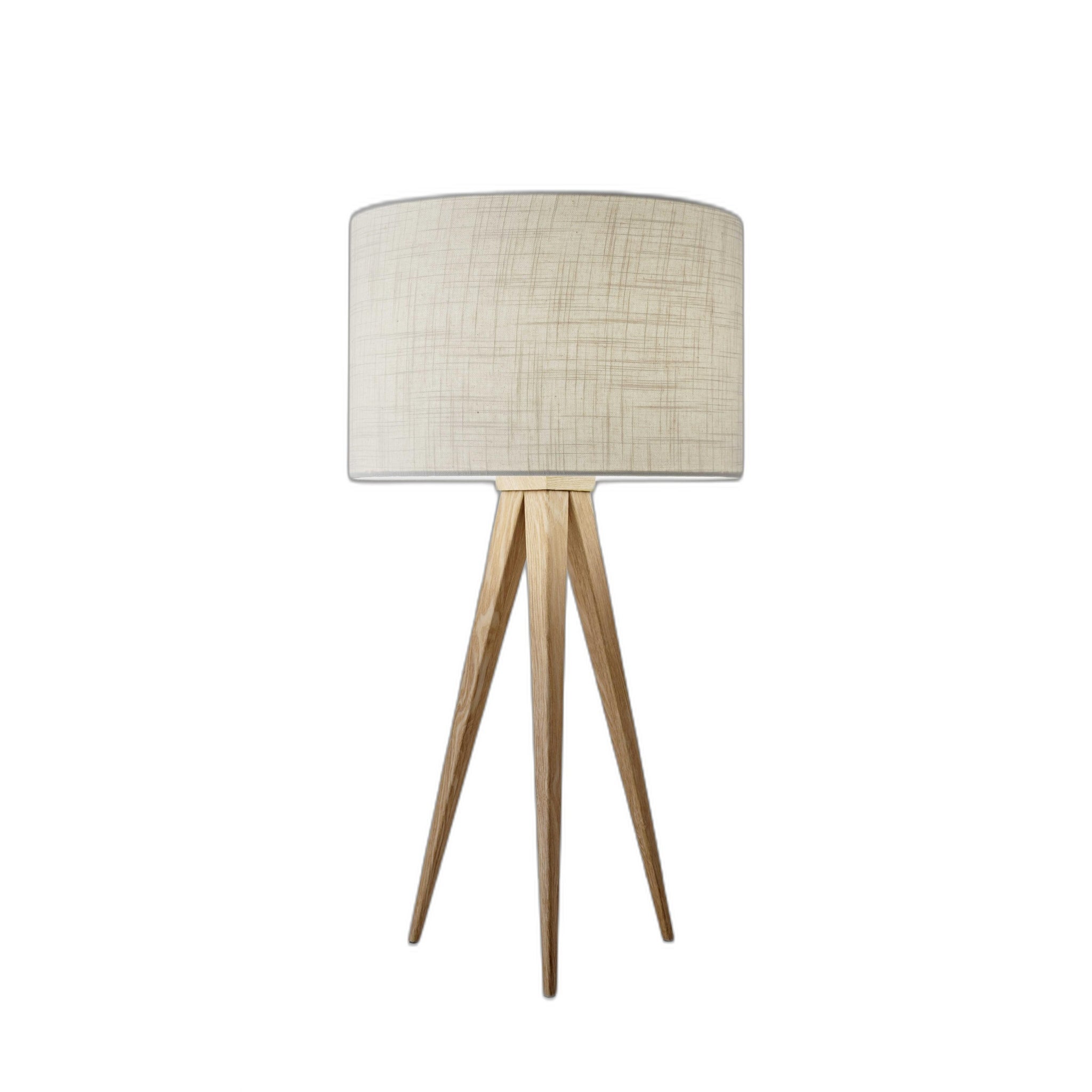 Treble Natural Wood Table Lamp - 13.75 x 13.75 x 26.25 - Mycitystee