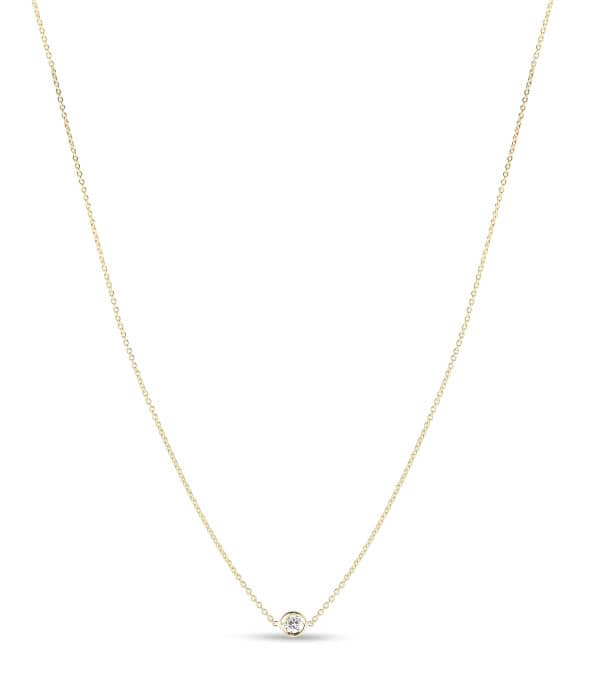 Roberto Coin 18KT Gold Single Station Diamond Necklace - Mycitystee