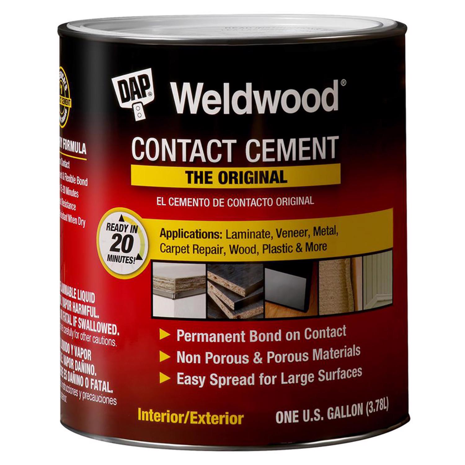 DAP Weldwood High Strength Rubber Contact Cement 1 gal - Mycitystee