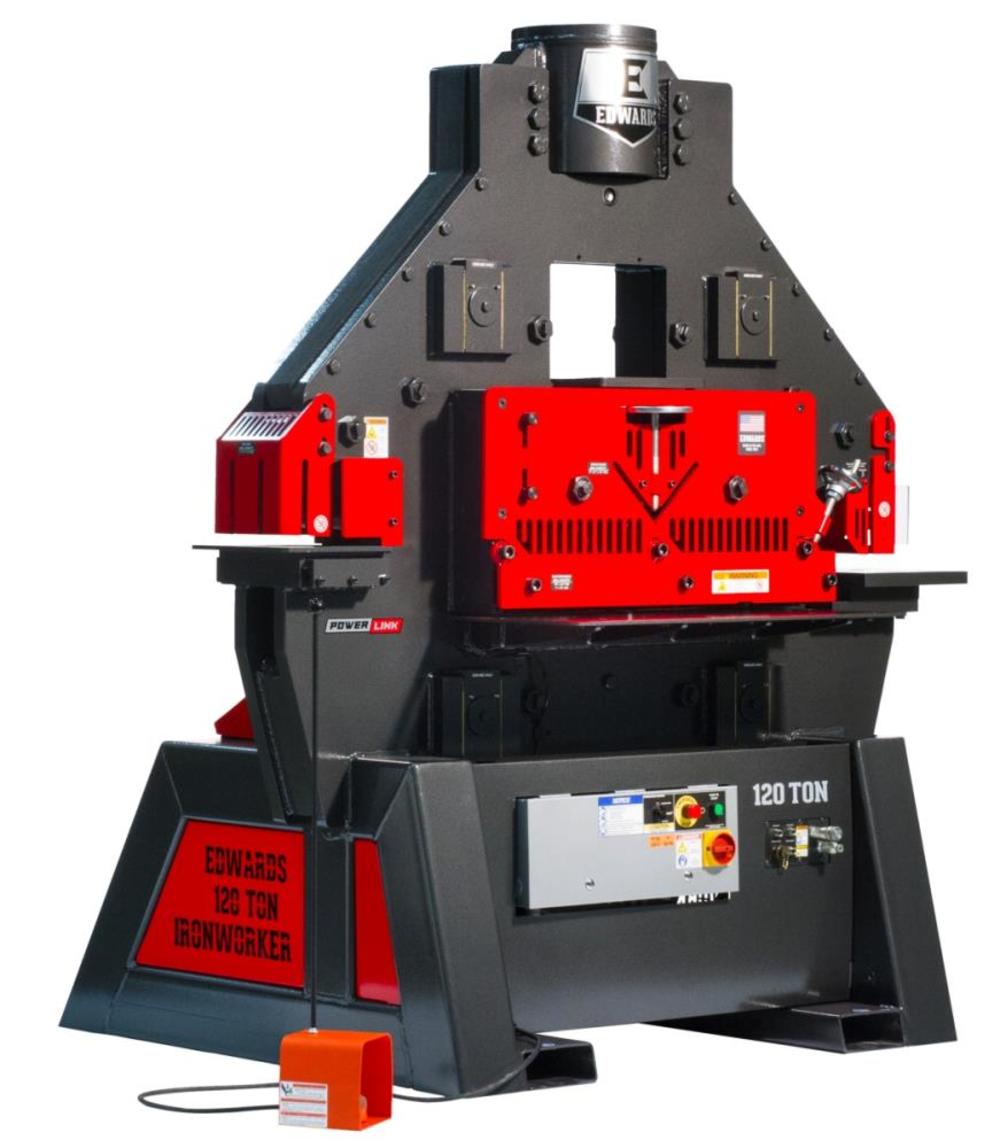120 Ton Ironworker 3 Phase, 230v with PowerLink System - Mycitystee