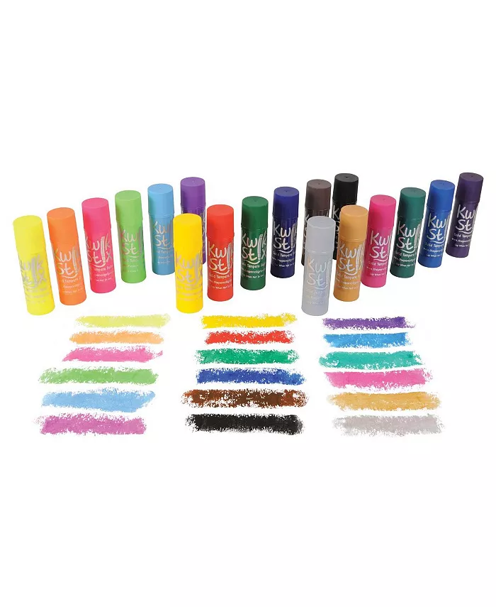 The Pencil Grip Jumbo Kwik Stix Paint - Classic， Metallic， and Neon - Mycitystee