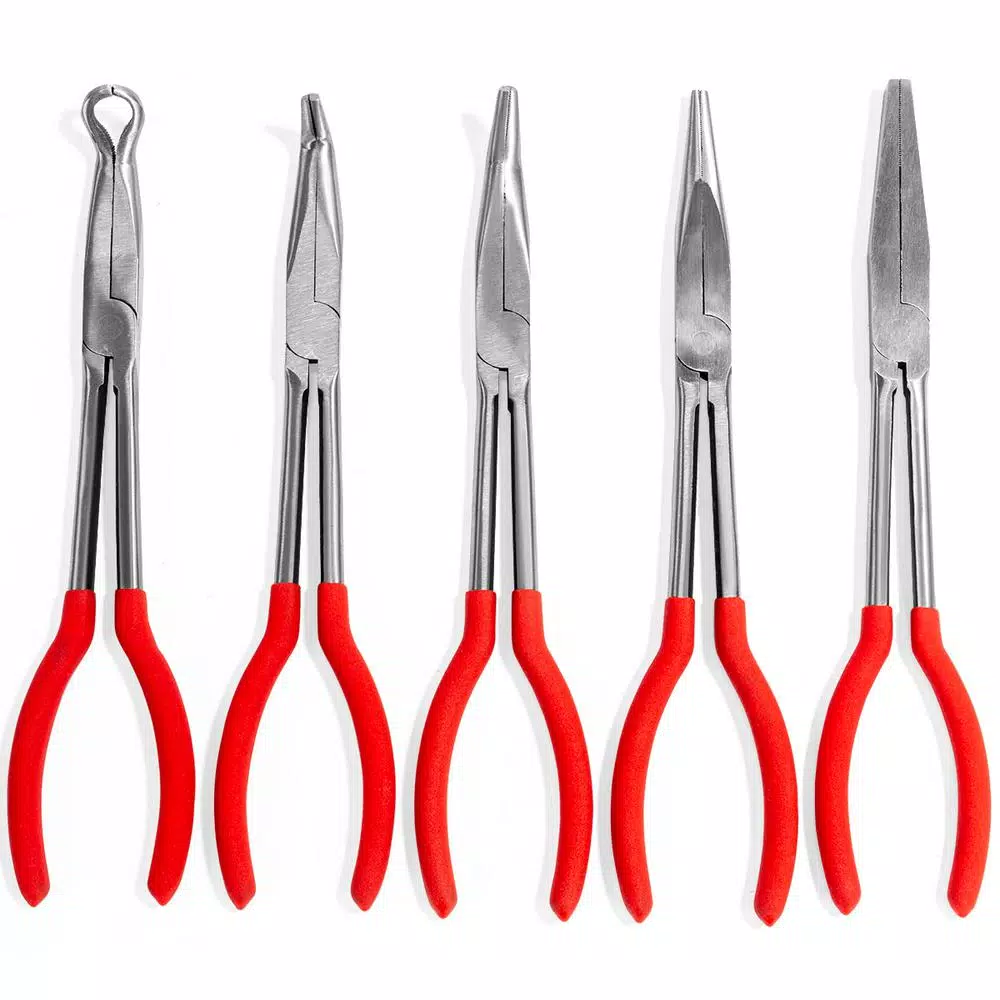 Stark 11 in. L Reach Nose Pliers Set (5-Piece) and#8211; XDC Depot - Mycitystee