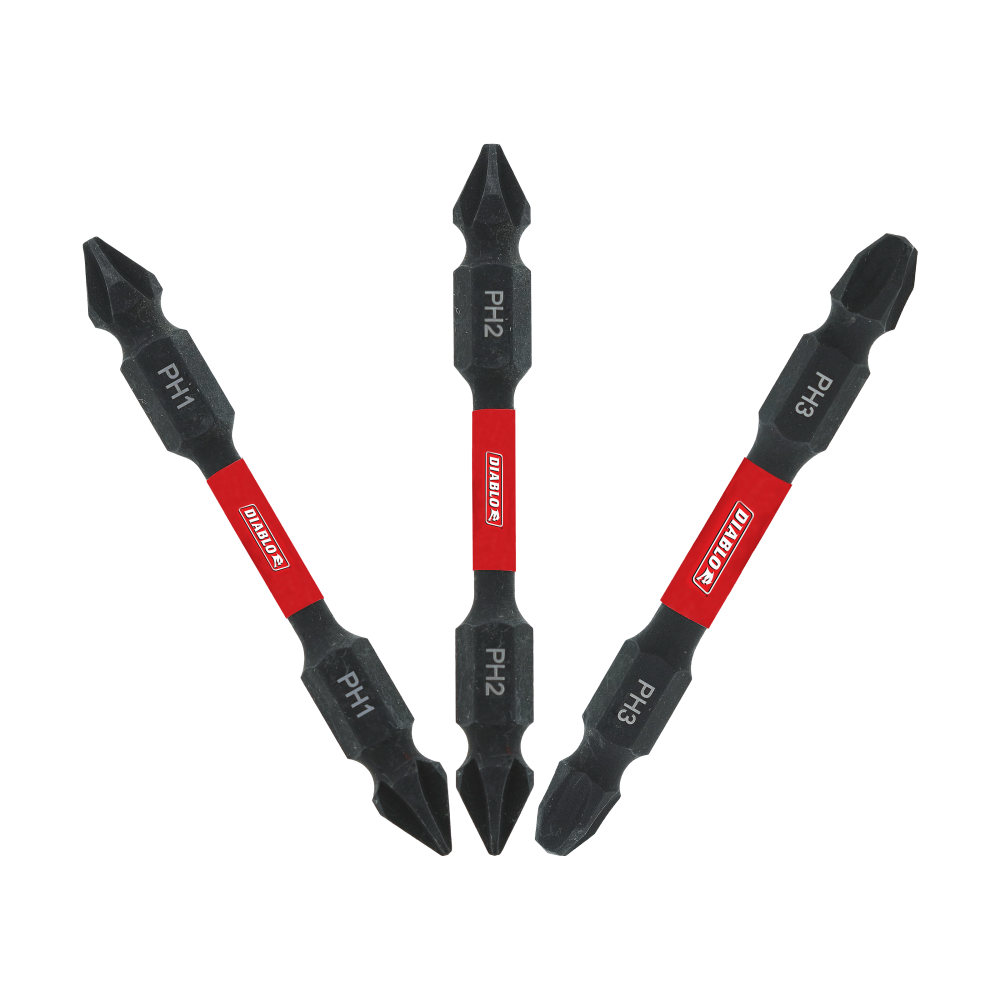 Diablo Tools 2-3/8 Double-Ended Phillips Drive Bit Assorted Pack - Mycitystee