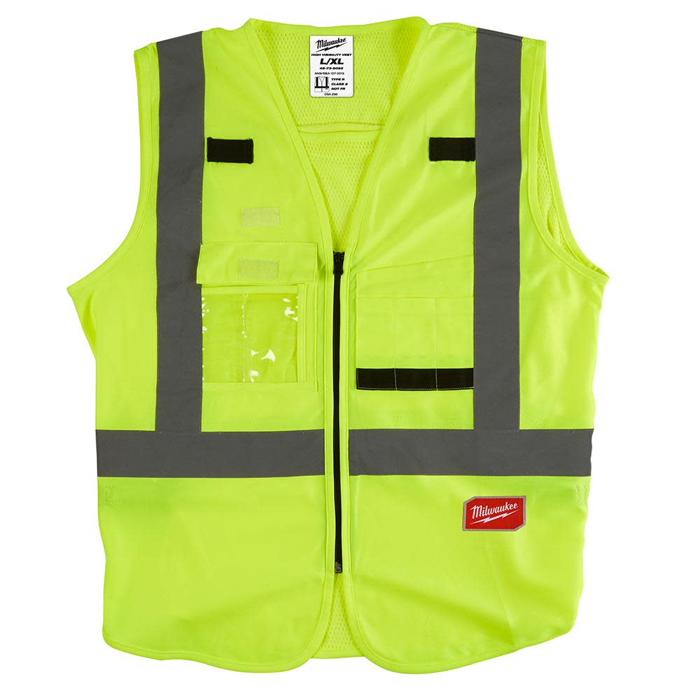 Milwaukee High Visibility Yellow Safety Vest S/M CSA - Mycitystee