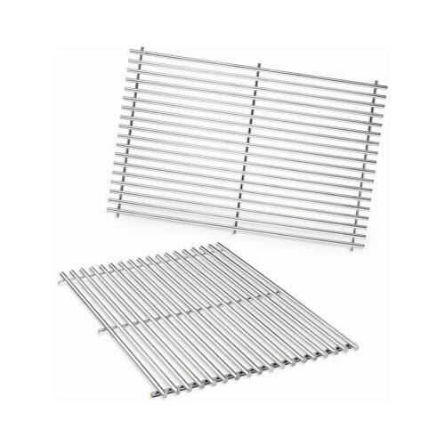 Weber 7528 Cooking Grate， 19-1/2 in L， 12.9 in W， Stainless Steel - Mycitystee