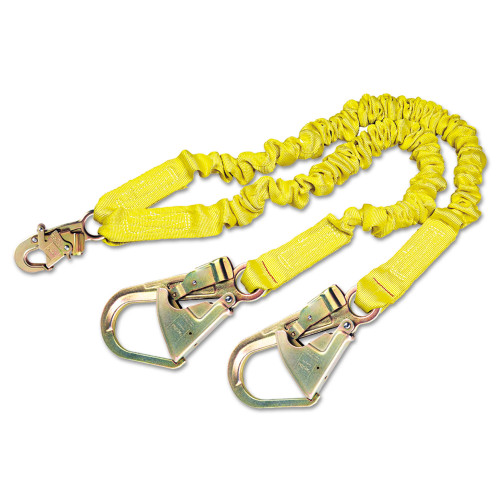 DBI-SALA ShockWave2 Shock-Absorbing Lanyard， Steel Hooks， 900 lb MAF (1244412) - Mycitystee