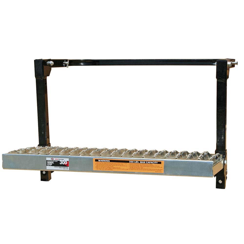 American Forge & Foundry Adjustable Non-Slip Automotive/Light Truck Wheel Step, 300 Lb. Capacity - Mycitystee