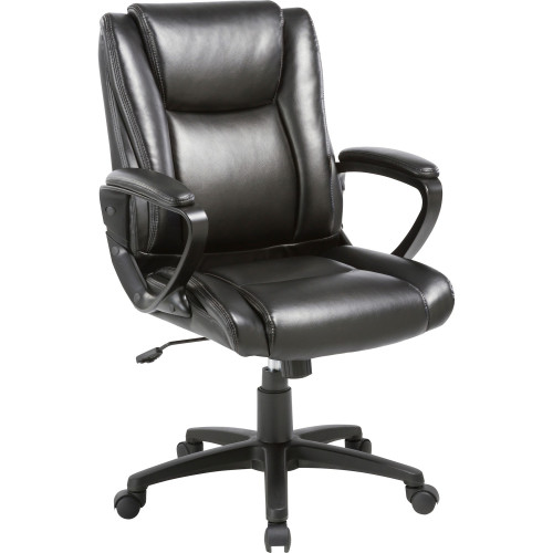 Lorell Soho High-back Leather Chair (81801) - Mycitystee