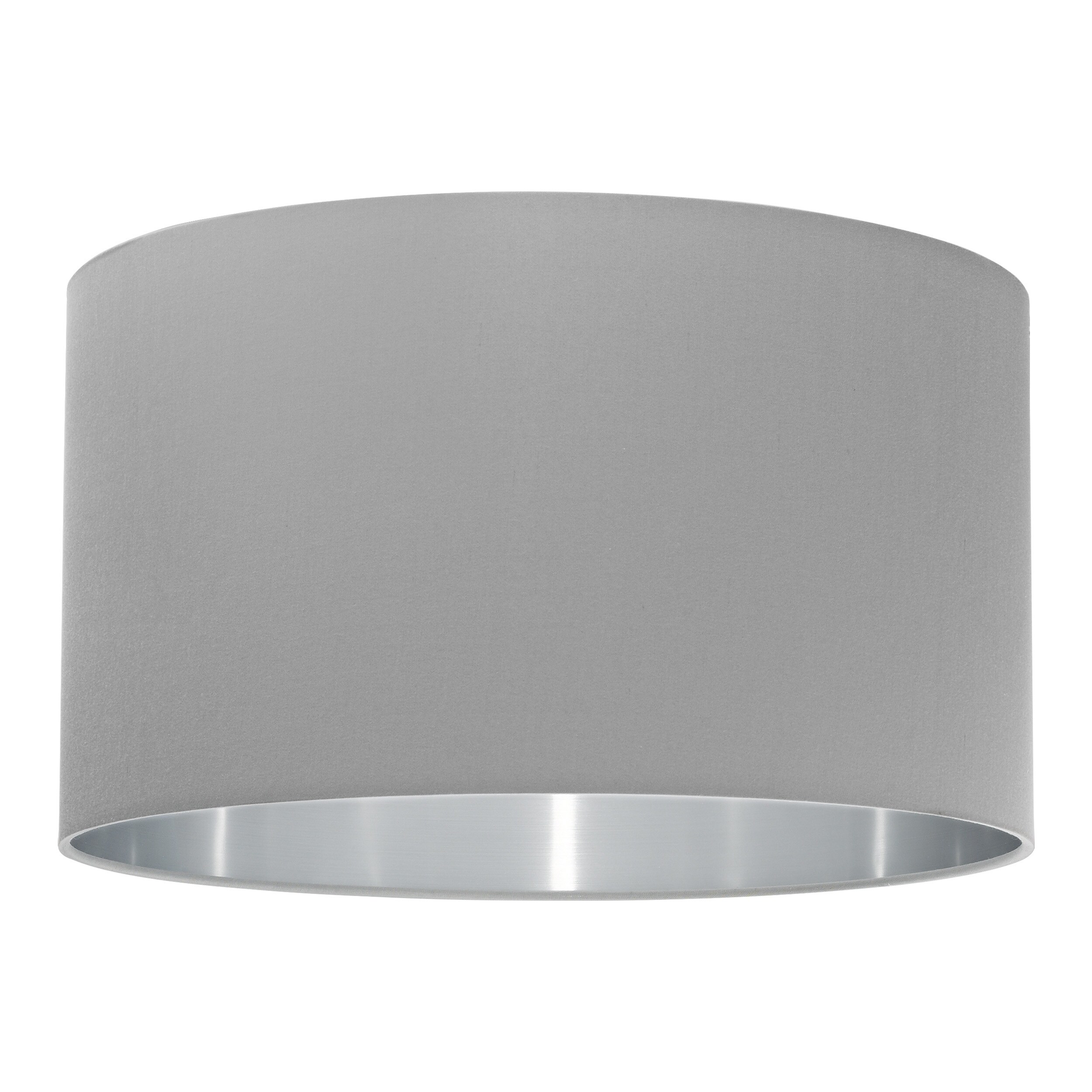 Eglo Policara Grey Exterior Silver Interior Fabric Floor Lamp Shade - Mycitystee