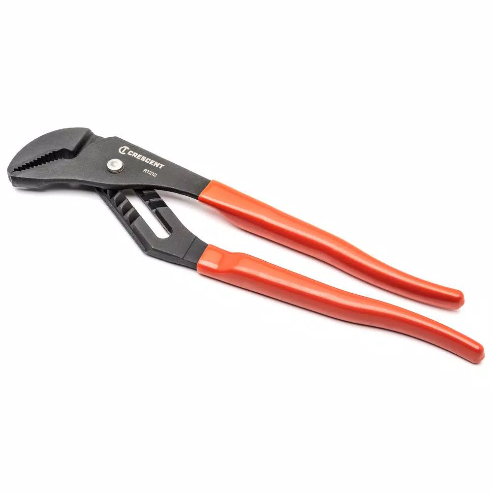 Crescent 12 in. Tongue and Groove Plier， Straight Jaw， Black Oxide and#8211; XDC Depot - Mycitystee