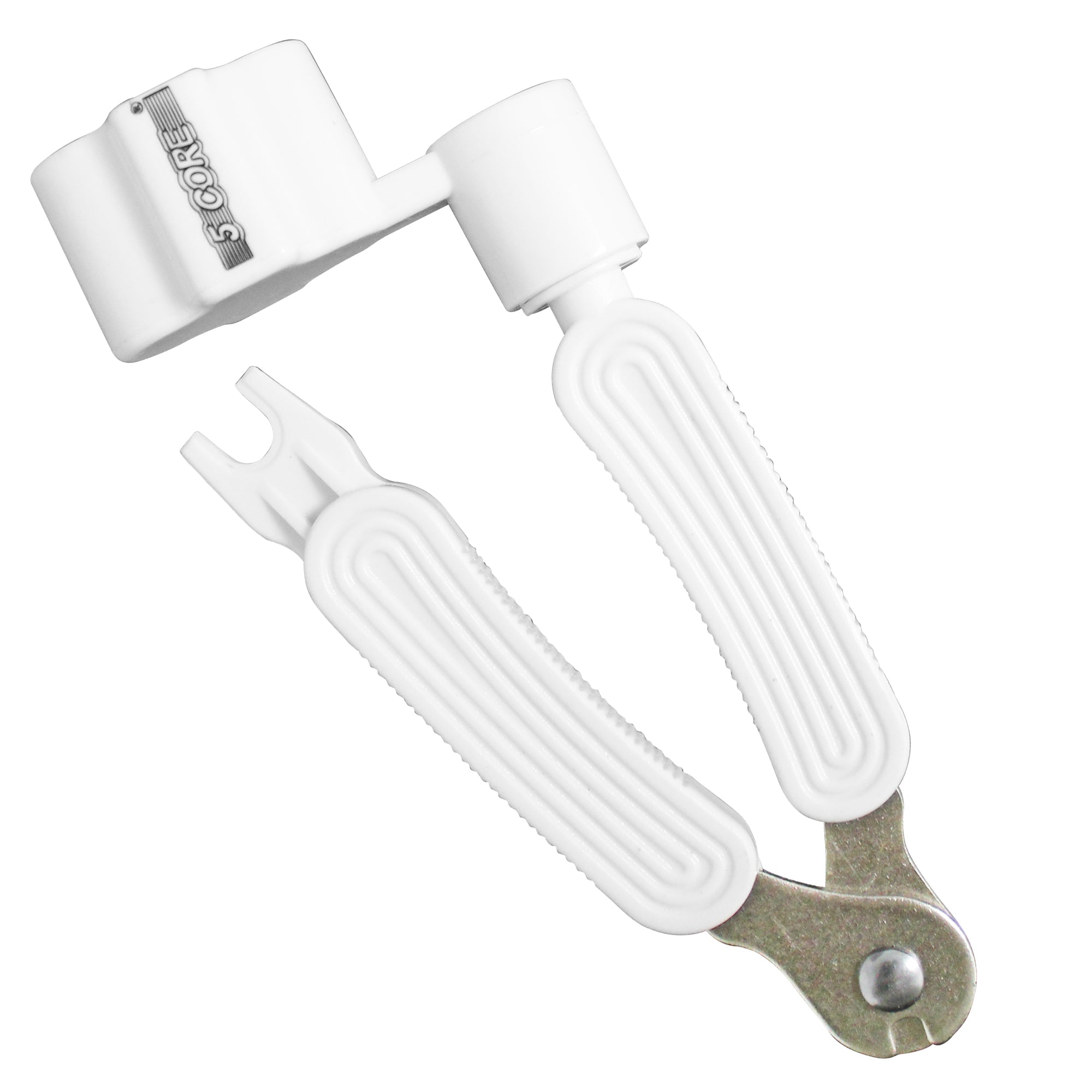 5 Core Guitar Winder White| Premium and Multipurpose Guitar String Winder| Includes Guitar String Cutter and Guitar Bridge Pin Puller| Sturdy build & - Mycitystee