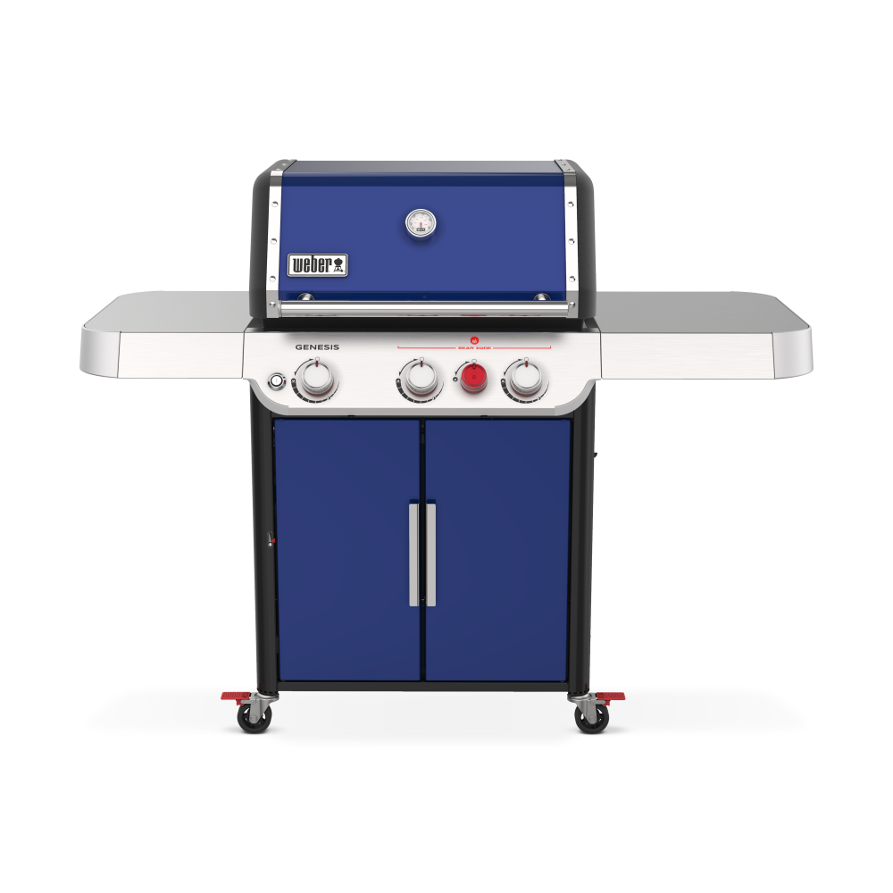 Weber Genesis SP-E-325s Grill Liquid Propane 3 Burner Deep Ocean Blue - Mycitystee