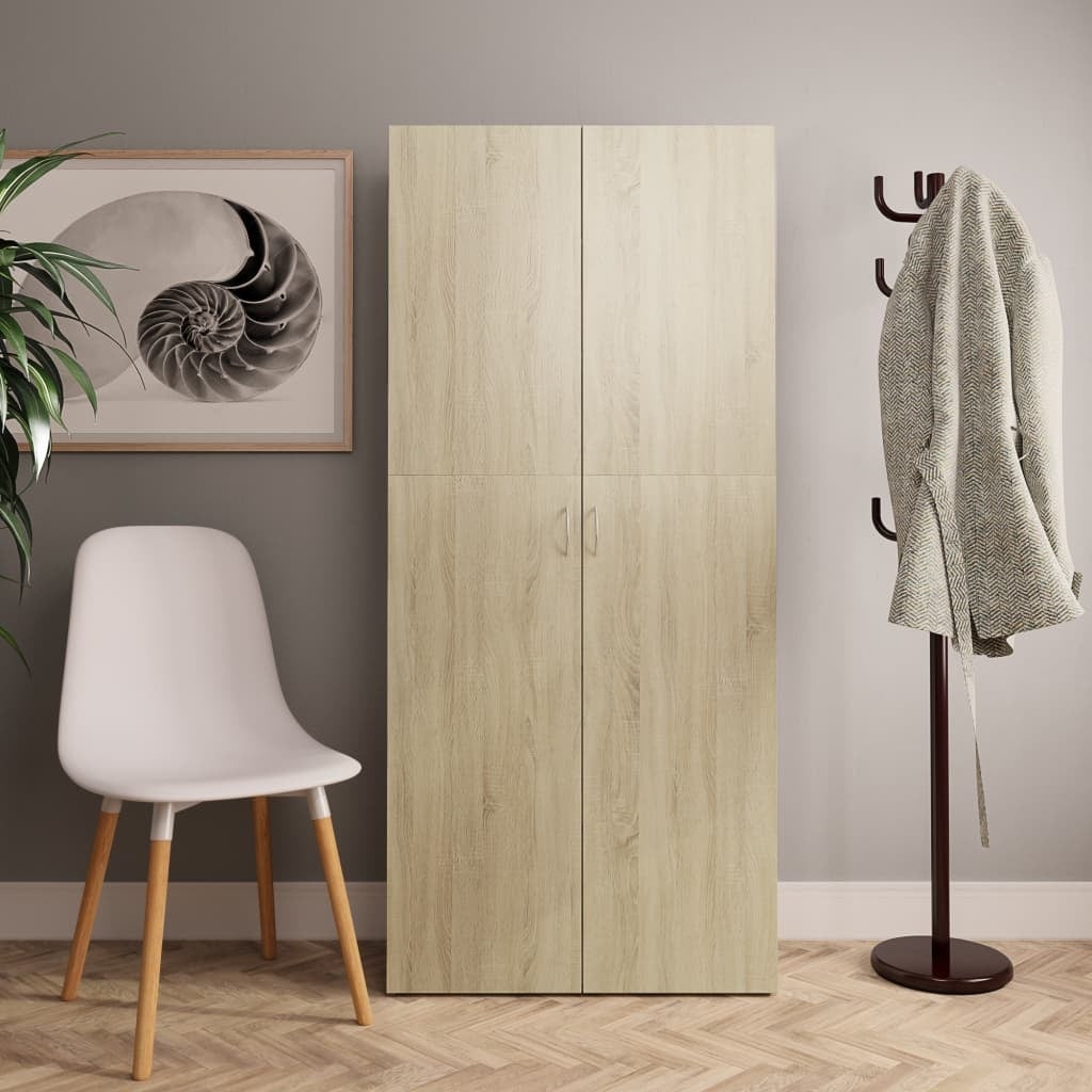 Shoe Cabinet Sonoma Oak 31.5