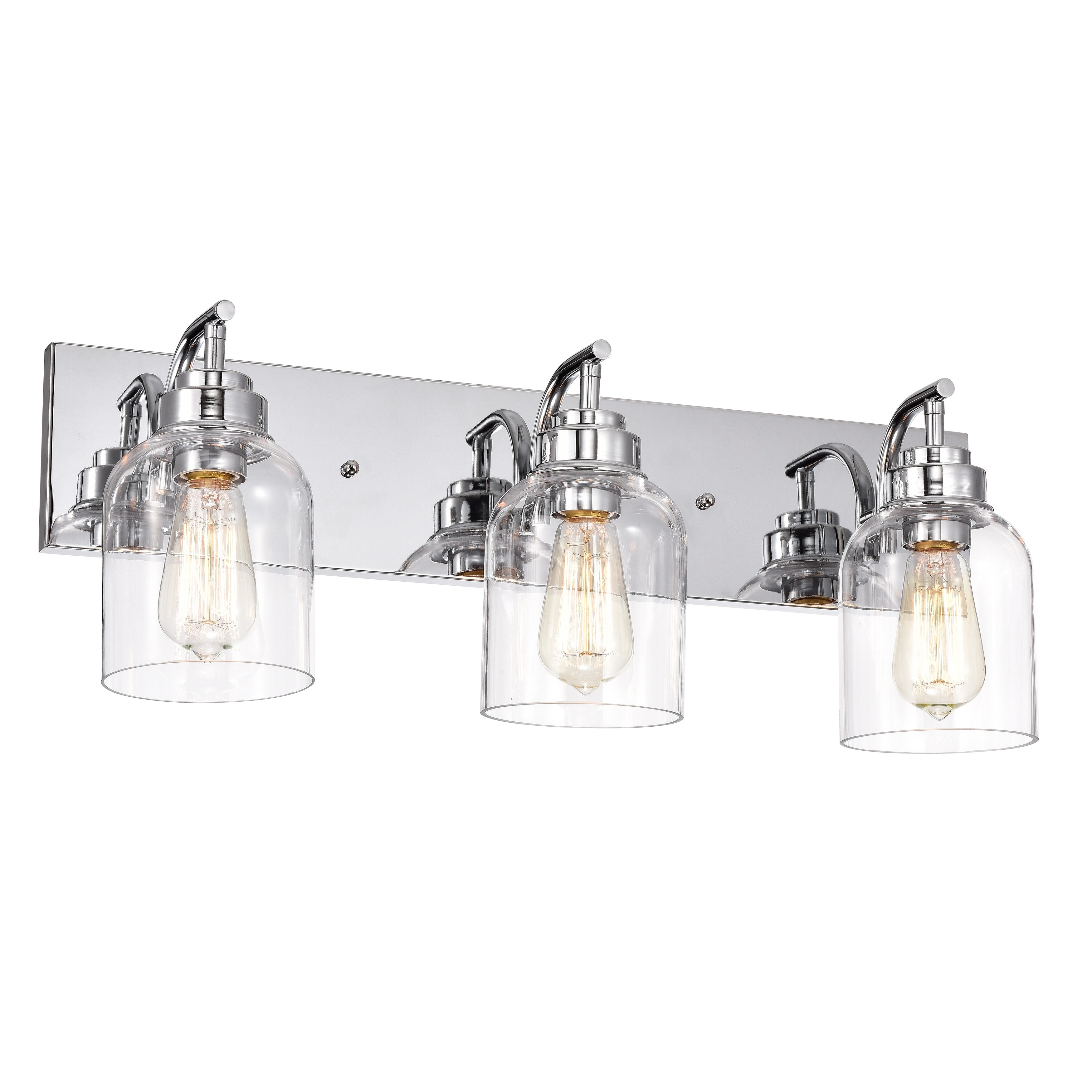 3-light Chrome Bath/ Vanity Light - Mycitystee