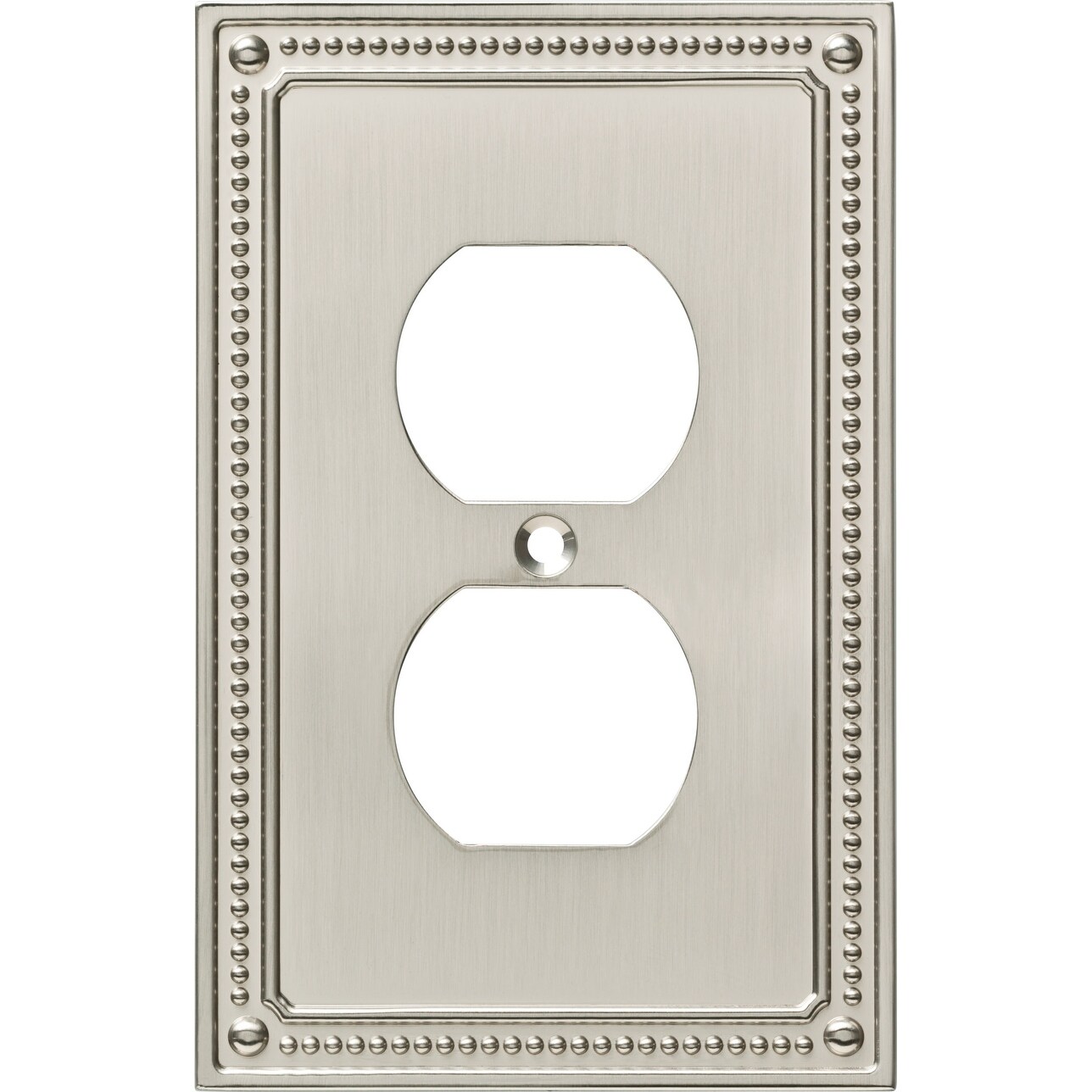 Franklin Brass W35059V-C Classic Beaded Single Duplex Outlet Wall - Mycitystee