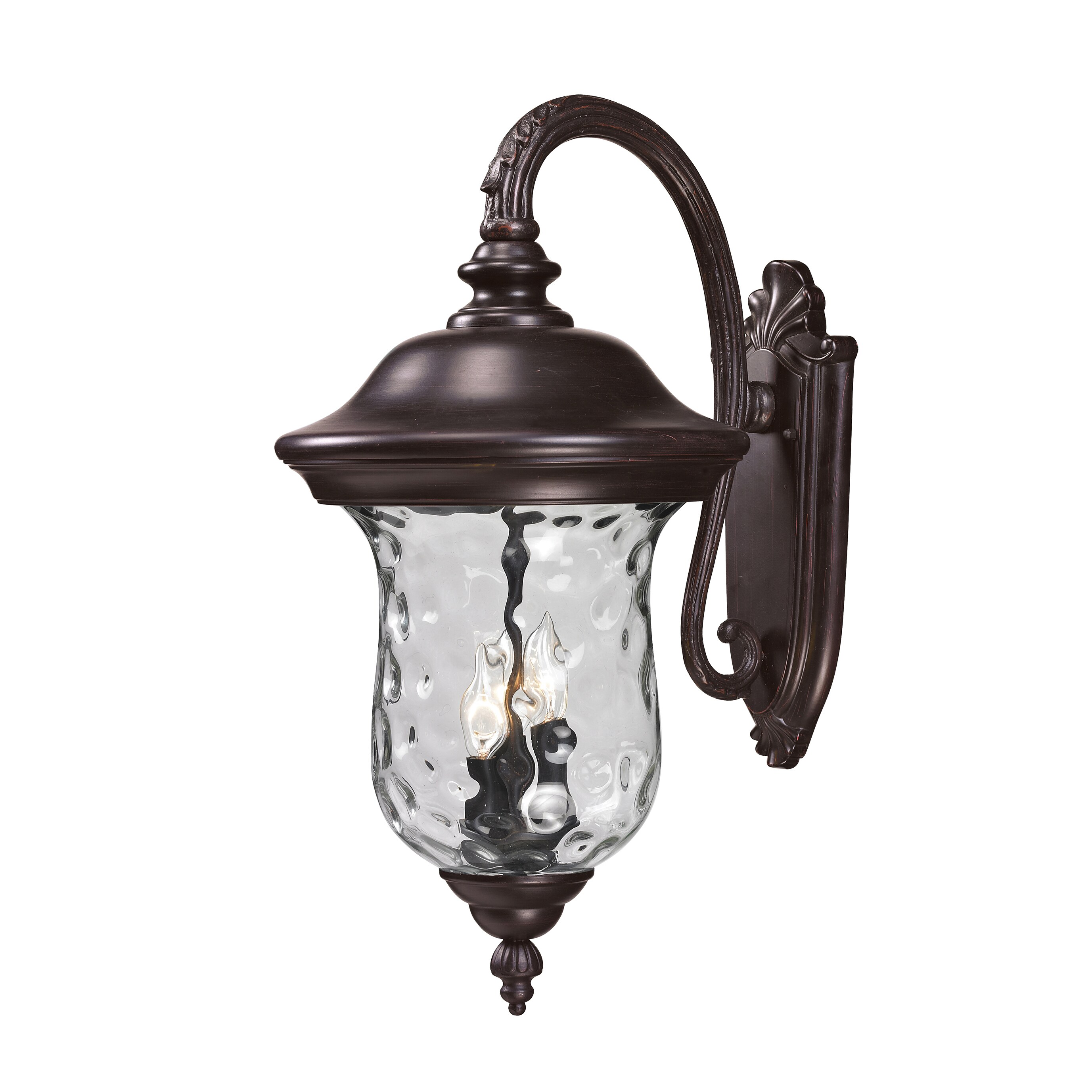 Armstrong 3-light Bronze Outdoor Wall Light Shopping - The Best Deals on Outdoor Wall Lanterns | 15277739 - Mycitystee