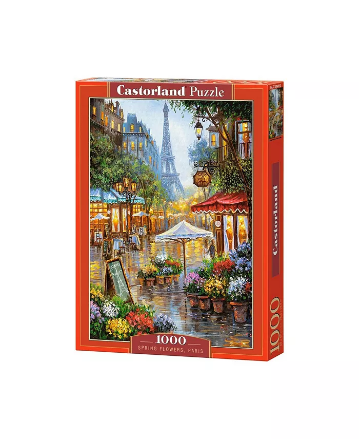 Castorland Spring Flowers， Paris Jigsaw Puzzle Set， 1000 Piece - Mycitystee