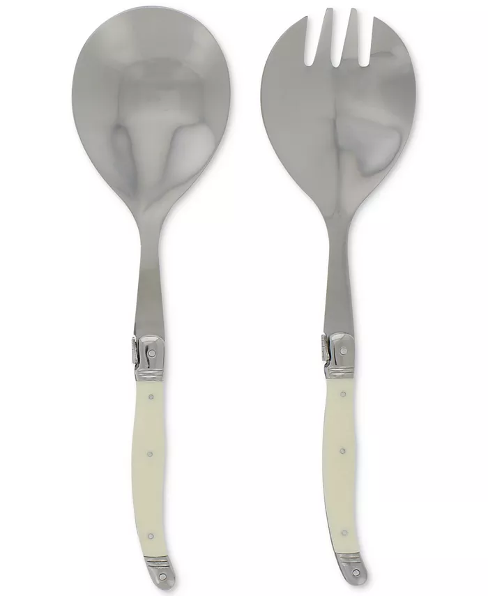 French Home Laguiole 2-Pc. Faux Ivory Salad Servers - Mycitystee