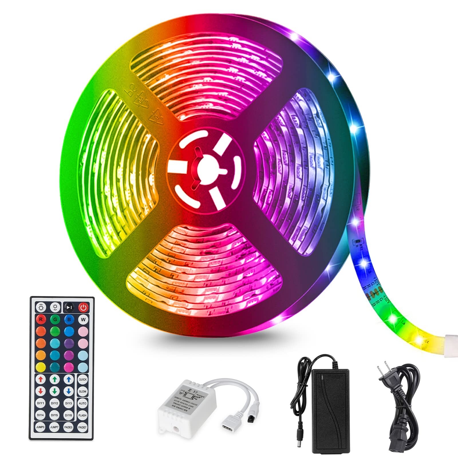 5M LED Strip Lights RGB Strips Waterproof  Color Changing String Lights - 19.69 Shopping - The Best Deals on String Lights | 40120601 - Mycitystee