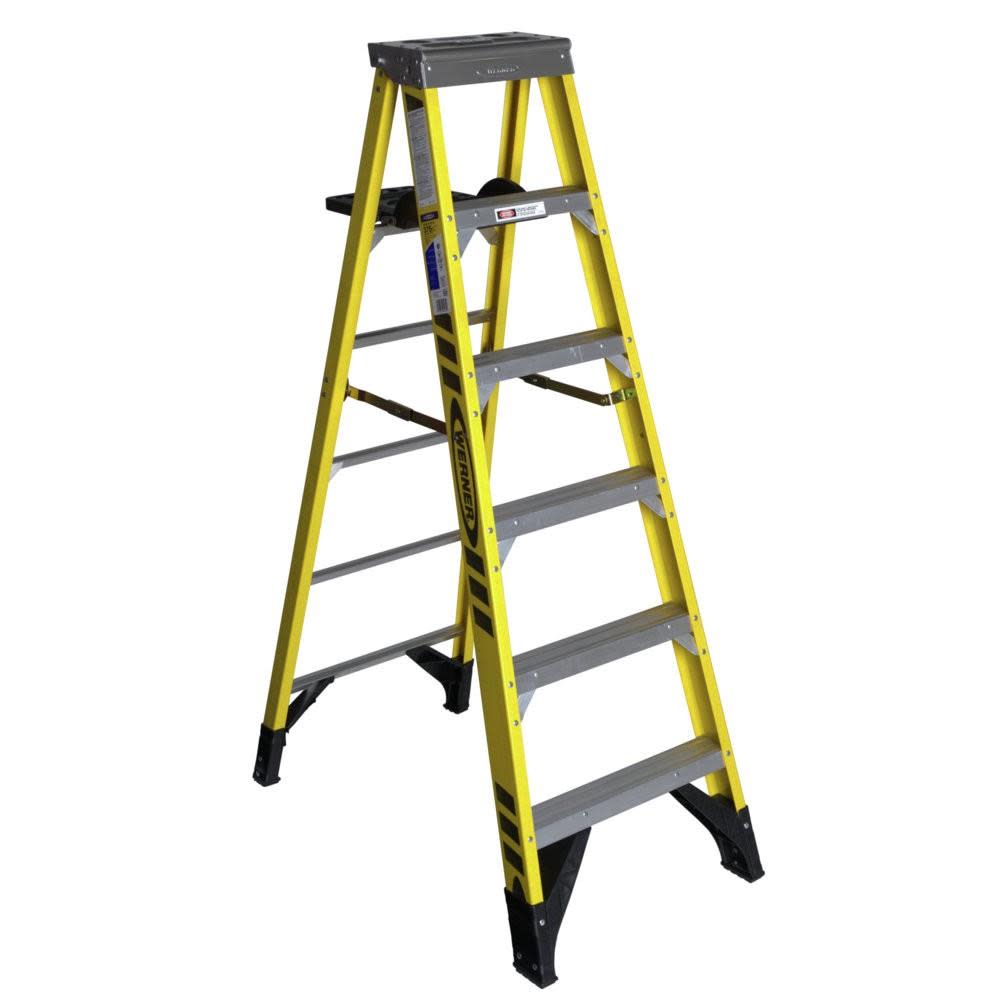 6 Ft. Type IAA Fiberglass Step Ladder - Mycitystee