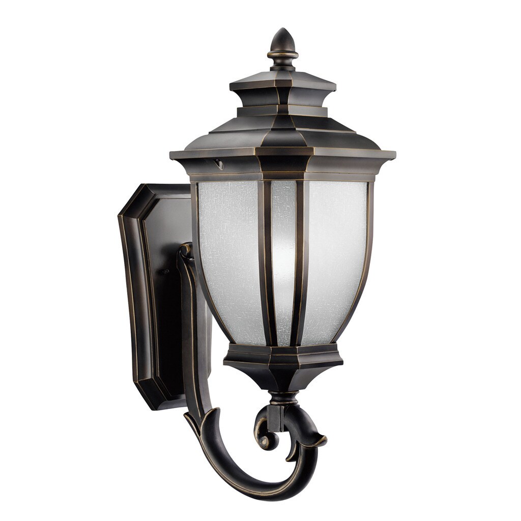 Kichler Lighting Salisbury Collection 1-light Rubbed Bronze Outdoor Wall Lantern Shopping - The Best Deals on Outdoor Wall Lanterns | 19061104 - Mycitystee