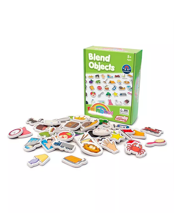 Junior Learning Magnetic Learning Foam-Like Blend Objects Educational Learning Set， 40 Pieces - Mycitystee