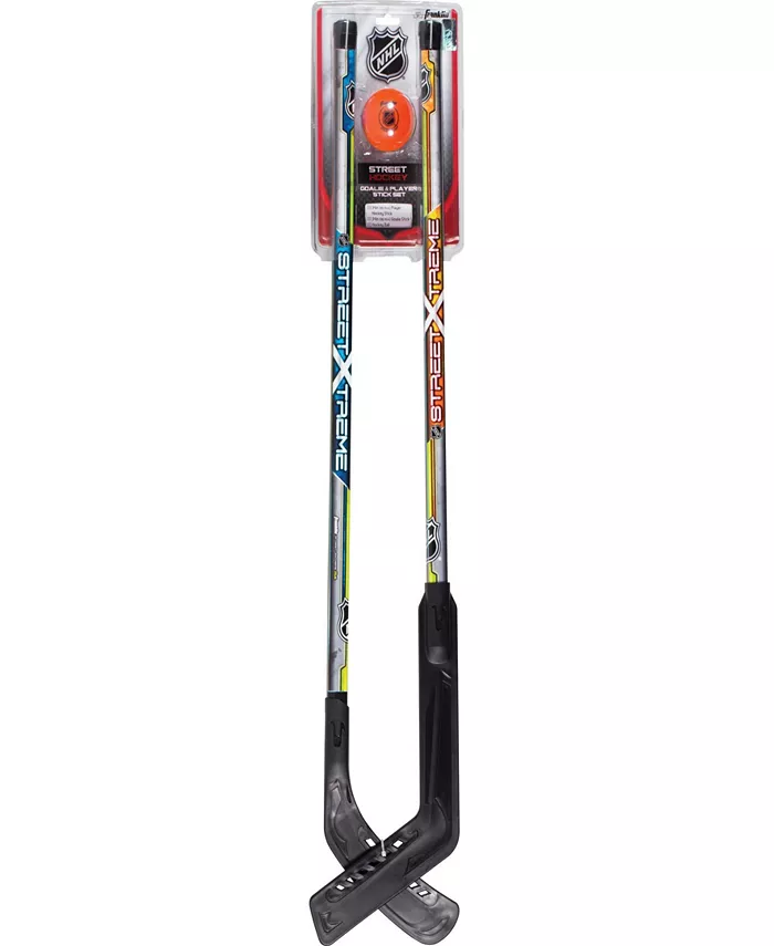 Franklin Sports Nhl Youth Street Hockey Goalie Player Stick Set - Mycitystee