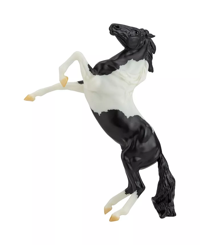 BREYER Horses Black Pinto Mustang Freedom Series 1:12 Scale Horse Toy Model - Mycitystee