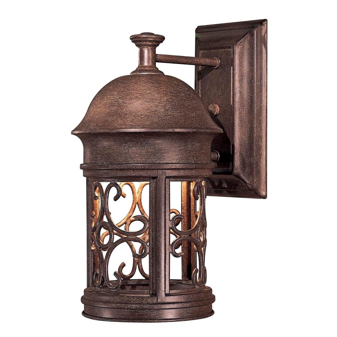 Sage Ridge Vintage Rust 1 Light Wall Mount By Minka Lavery - Mycitystee