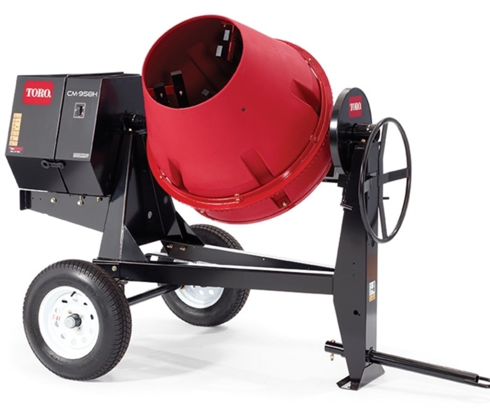 CM-958H-S 9Cu Ft Mixer with GX240 Honda Engine (Tow Bar not included) - Mycitystee