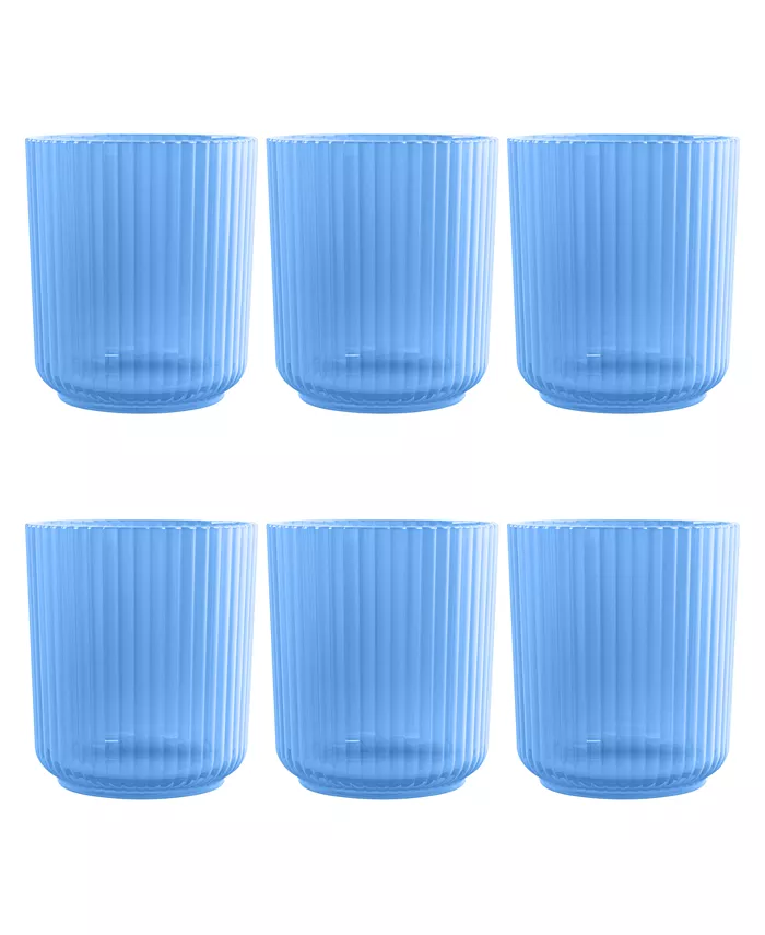 TarHong Polypropylene Mesa Double Old Fashion  Set of 6 - Mycitystee