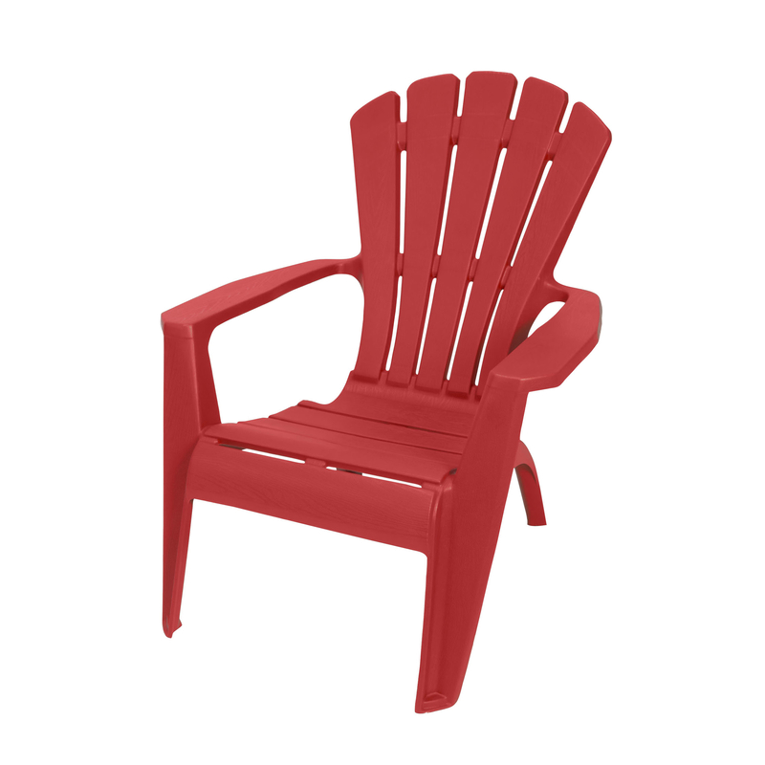 Gracious Living King Red Resin Frame Adirondack Chair - Mycitystee