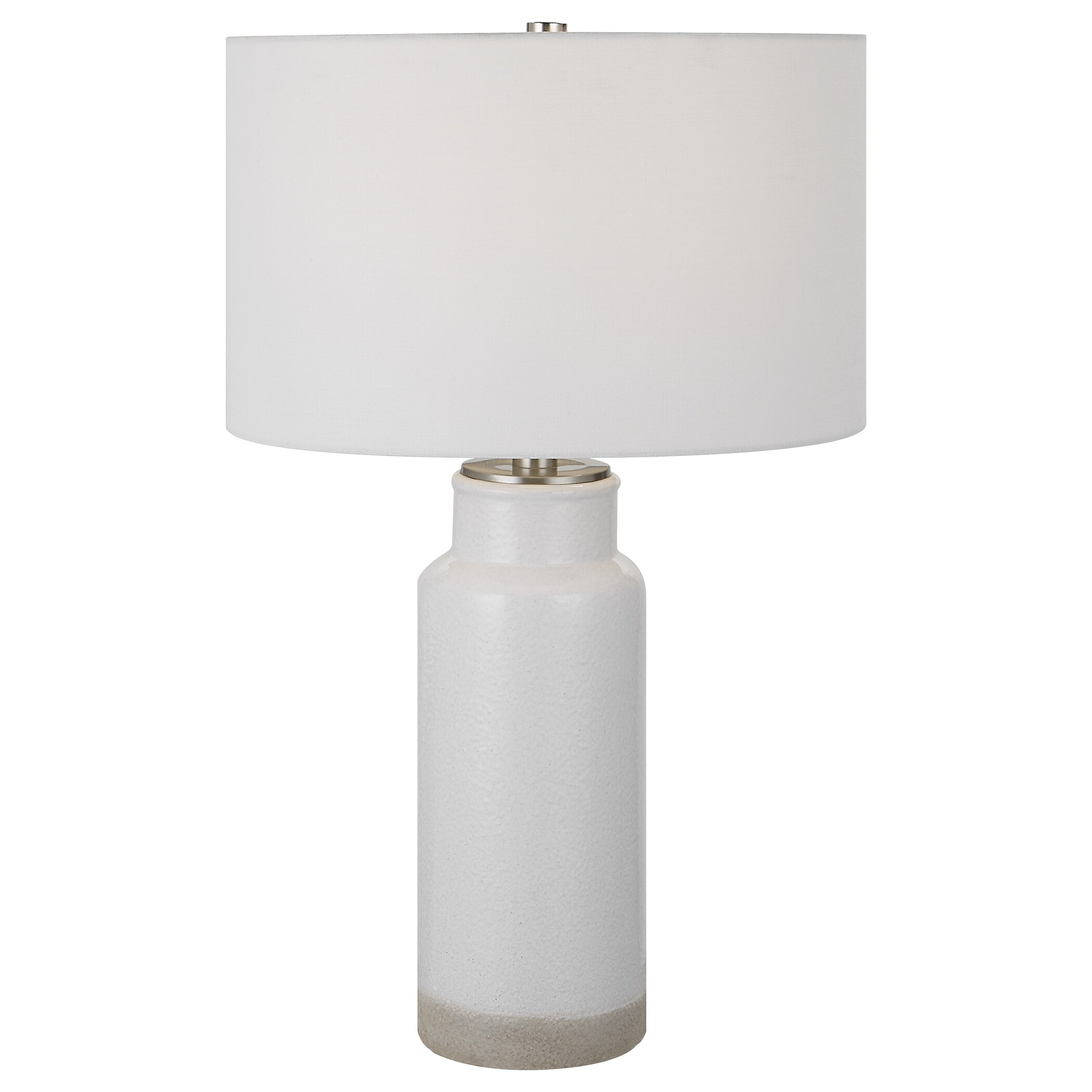 Uttermost Albany White Farmhouse Table Lamp - Mycitystee
