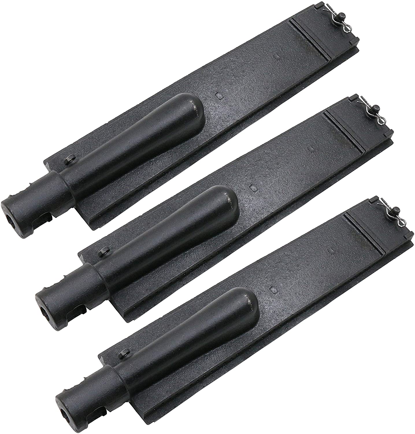 Replacement Cast Iron Grill Pipe Burner (3-Pack) for Gas Grill Models by Aussie, Bakers and Chefs, Barbeques Galore (Turbo), Charbroil, and Others - Mycitystee
