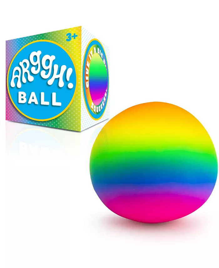 Power Your Fun Arggh Rainbow Giant Stress Balls for Kids and Adults - Mycitystee