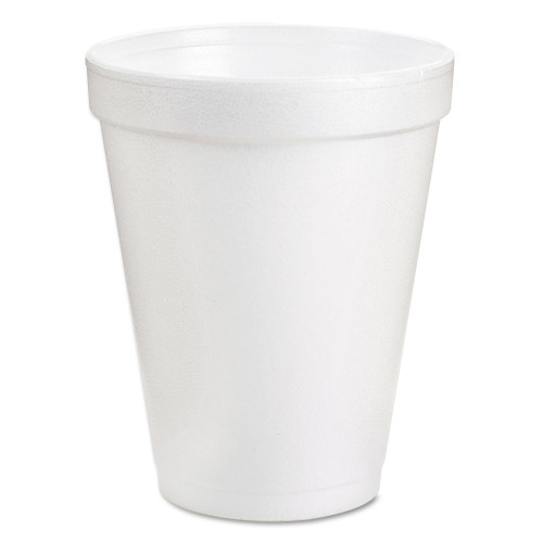 Dart Foam Drink Cups， 6 oz， White， 25/Bag， 40 Bags/Carton (6J6) - Mycitystee