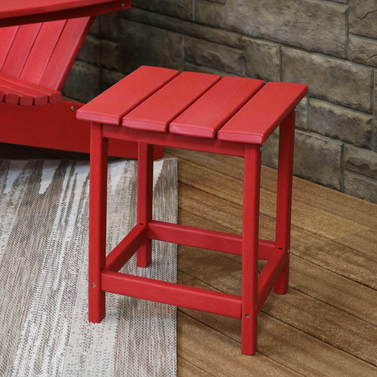 Ultimate Patio 14 3/4-Inch Square All-Weather Outdoor Side Table - Mycitystee