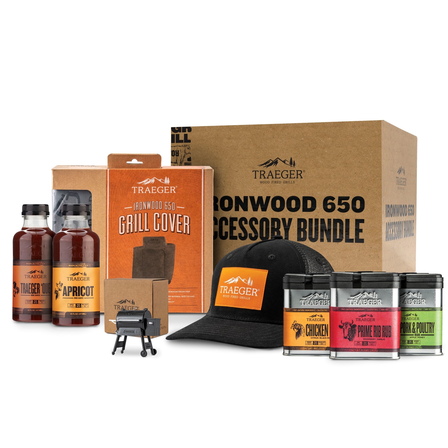 Traeger Ironwood 650 Grill Accessory Bundle - Mycitystee