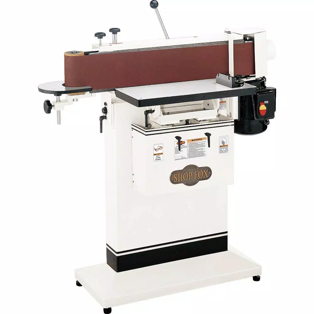 Shop Fox 1-1/2 HP 6 in. x 80 in. Edge Sander and#8211; XDC Depot - Mycitystee