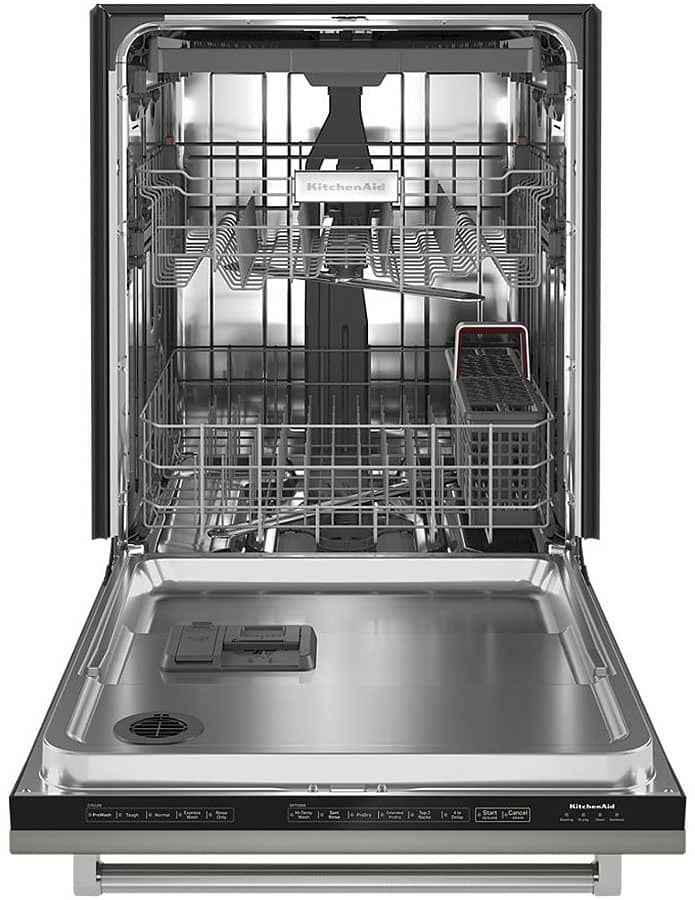 KitchenAid 39 dBA Panel Ready Dishwasher With Third Level Utensil Rack - Mycitystee
