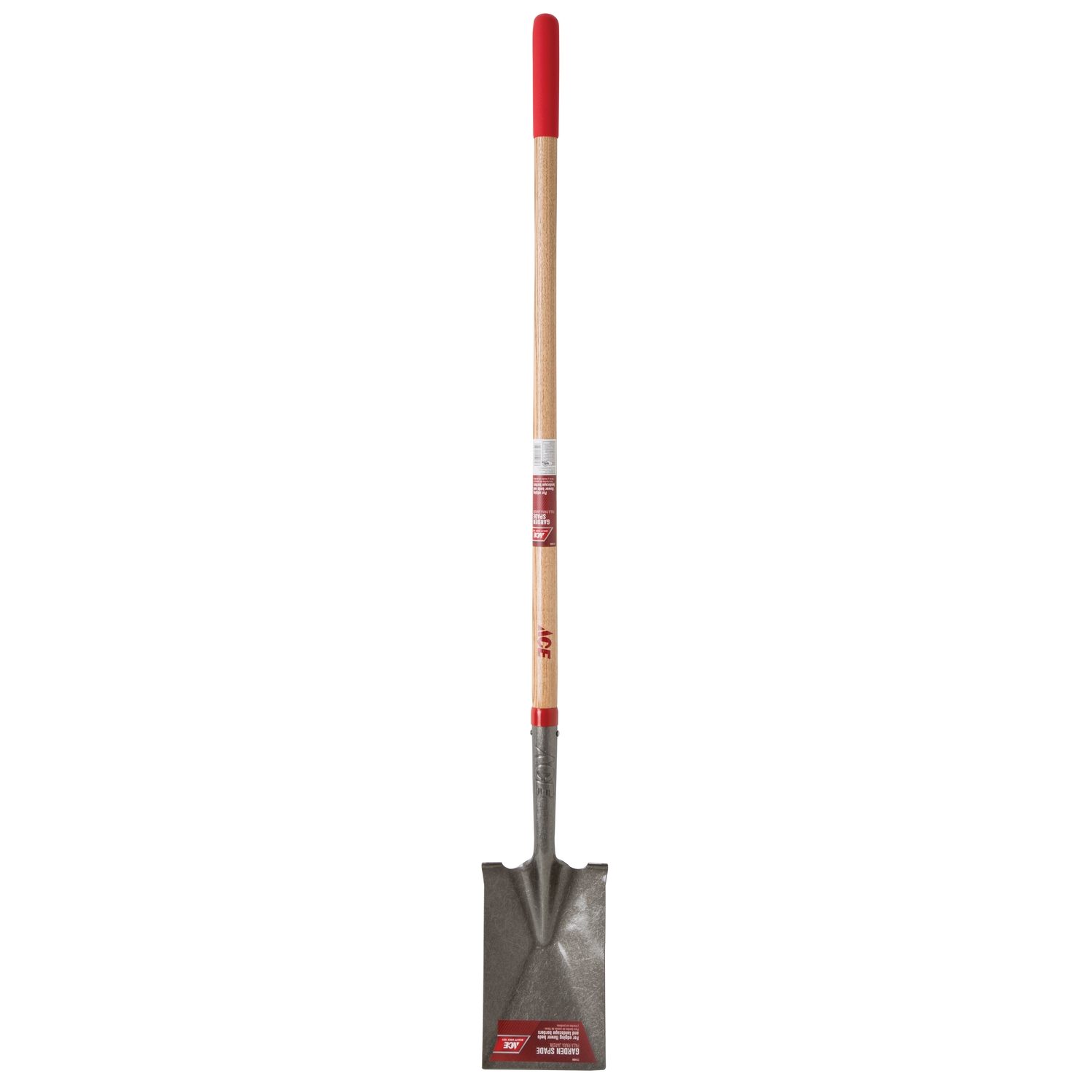 Ace 58 in. Steel Square Garden Spade Wood Handle - Mycitystee