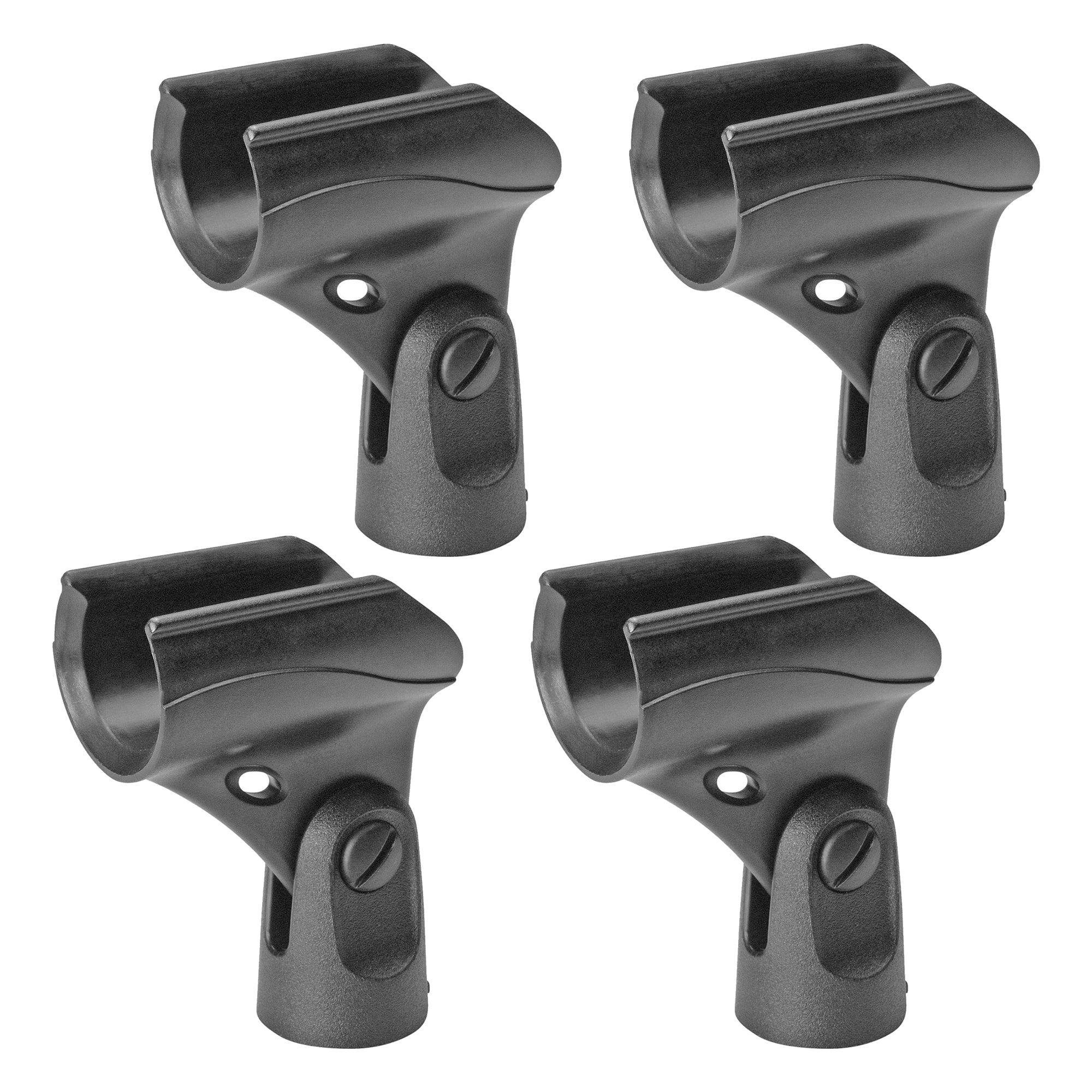 5 Core 4 Pieces Black Universal Nut Adapter Microphone Clip Clamp Holder For All Mic stand MC 05 4PCS - Mycitystee
