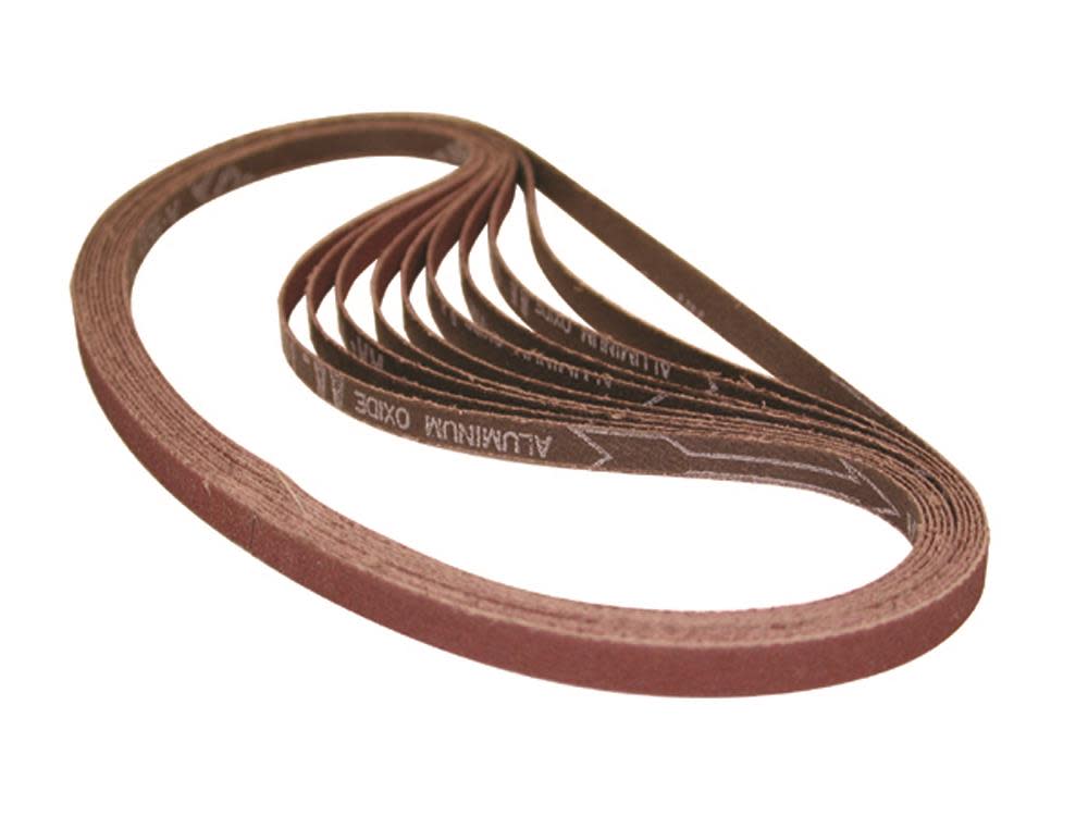 Makita 3/8 In. x 21 In. Abrasive Sanding Belt 80 Grit 10 pack A-34469 from Makita - Mycitystee