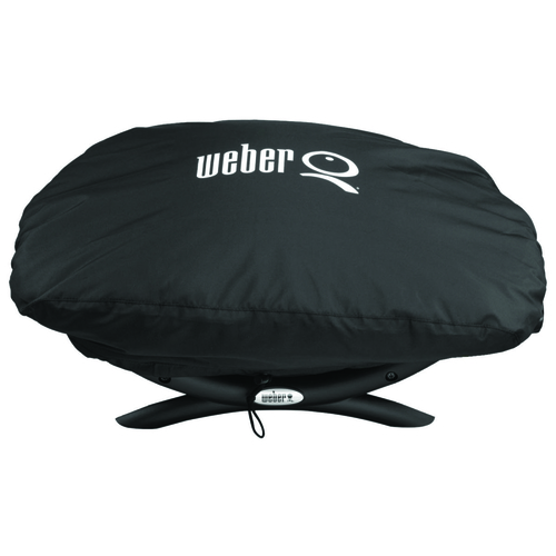 Weber 7110 Grill Cover， 17-1/4 in W， 12-1/2 in H， Polyester， Black - Mycitystee
